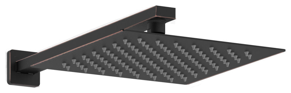 Resort 10-in Rain Showerhead System and Pressure Balanced Mixing Valve 1.8 GPM, Oil-Rubbed Bronze