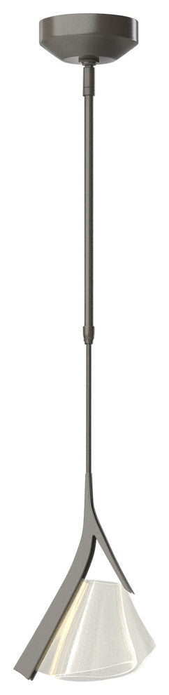 Mobius LED Mini Pendant - Dark Smoke Finish - Standard Overall Height