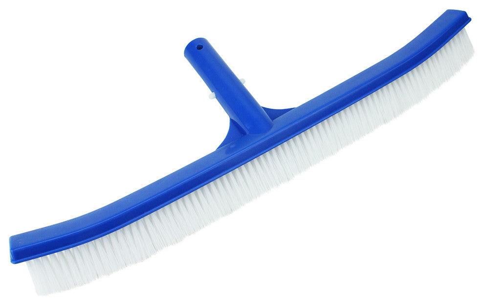 Curved Wall or Floor Swimming Pool Cleaning Brush, 18"