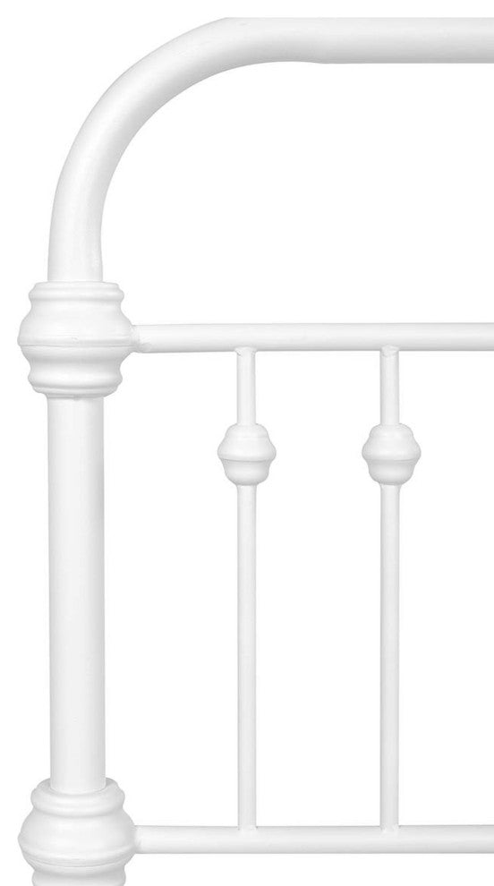 Twin/Full/Queen Wood Frame Platform Bed with Center Support Legs, White, Full