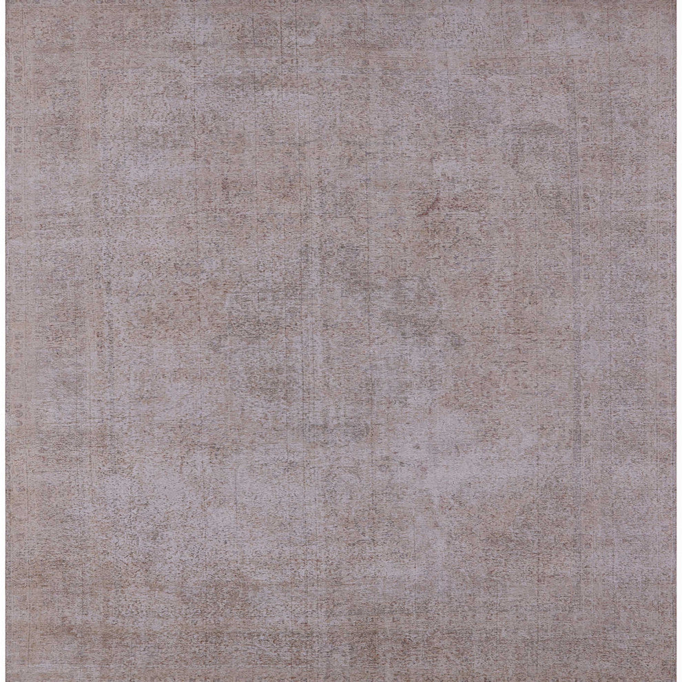 Ahgly Company Indoor Square Mid-Century Modern Area Rugs, 7' Square