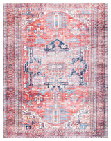 Safavieh Serapi SEP389 Rug Machine-Washable, Red/Navy, 9'x12'