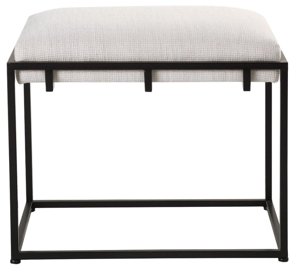 Uttermost Paradox White Small Bench