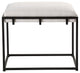 Uttermost Paradox White Small Bench