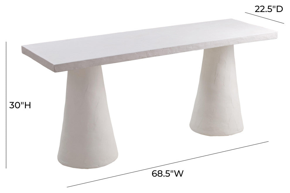 Dayana Plaster Desk