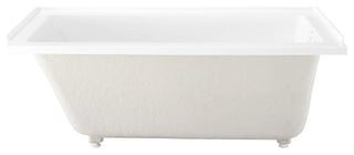 Voltaire Acrylic Bathtub with Integral Tile Flange, 66" x 32", Right Hand Drain