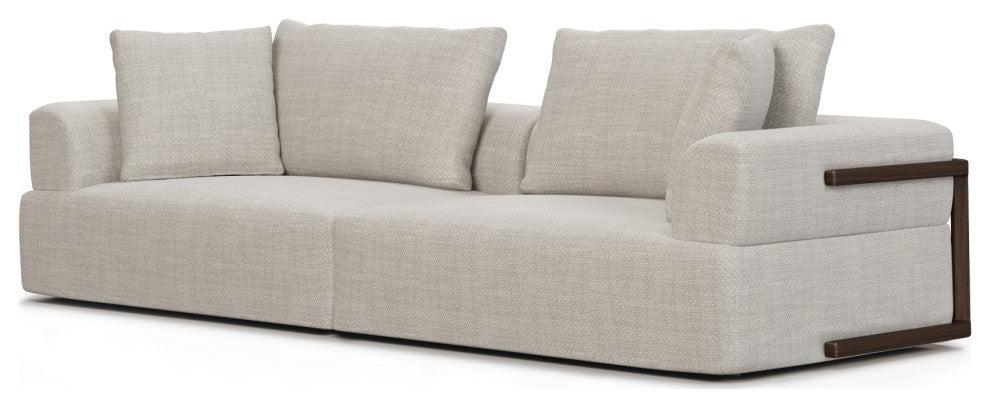 Warner Gray Two-Piece Sofa Set