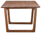 Bungalow 71" Solid Wood Dining Table, Honey Brown