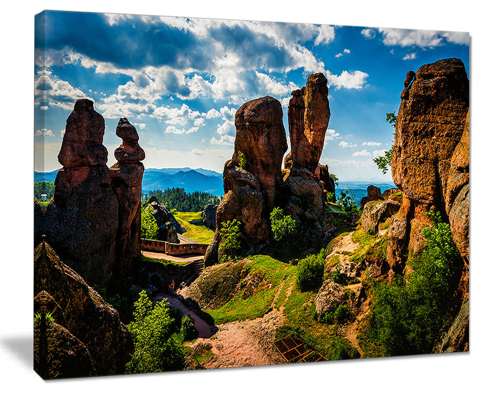 "Belogradchik City Fortress and Cliffs" Landscape Wall Artwork