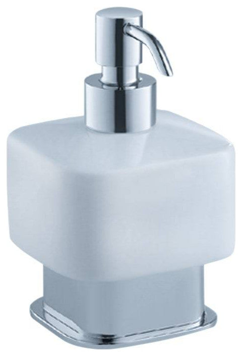 Fresca FAC1361 Solido Lotion Dispenser, Free Standing, Chrome