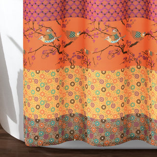 Royal Empire Shower Curtain, Tangerine