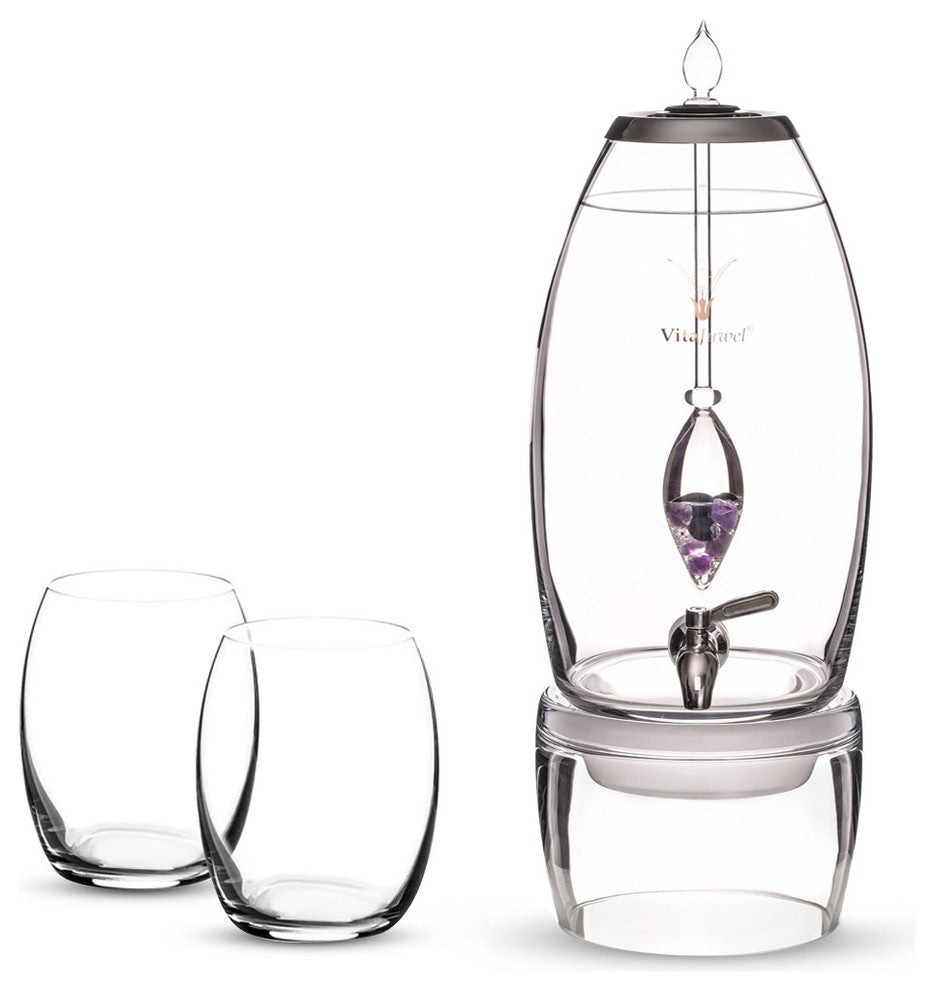 Water Dispenser, VitaJuwel Grande, Drinking Glass 6pc Set, Guardian