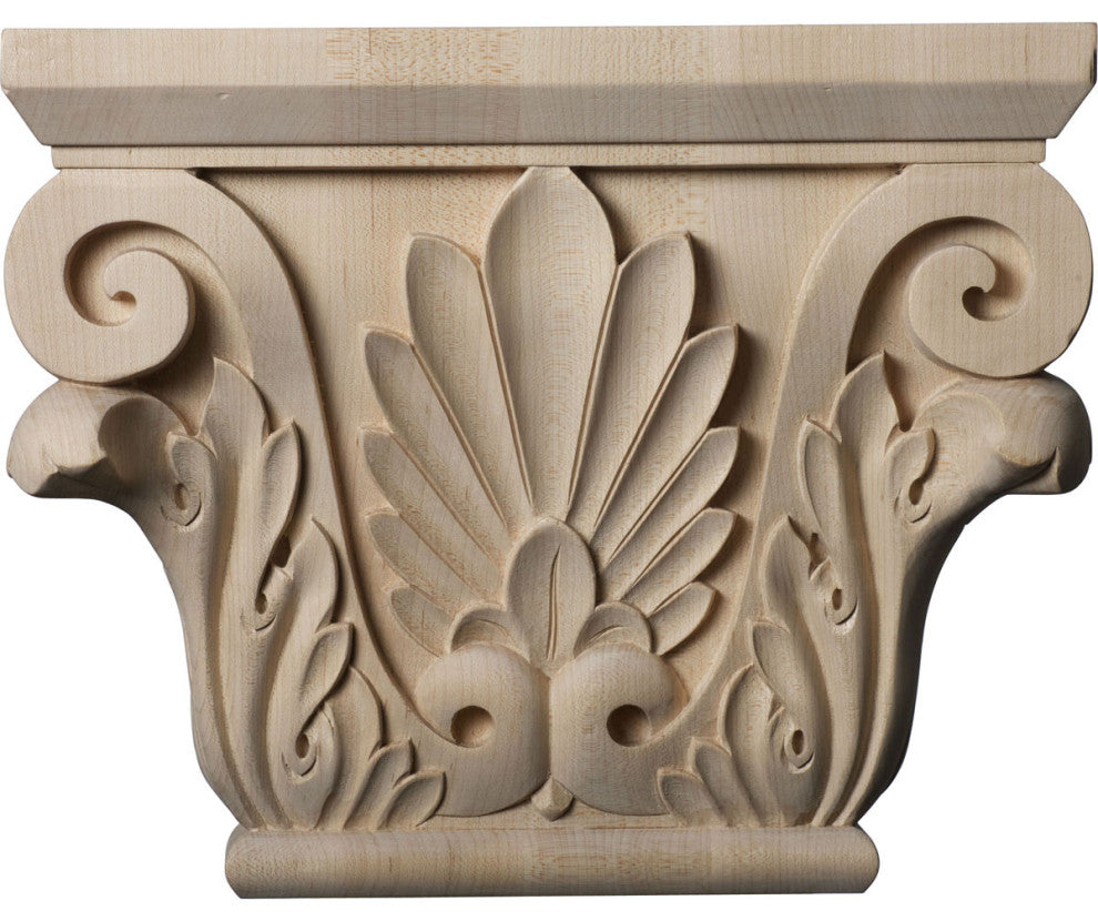 Large Chesterfield Capital (Fits Pilasters up to 6 1/4"W x 2"D), Cherry