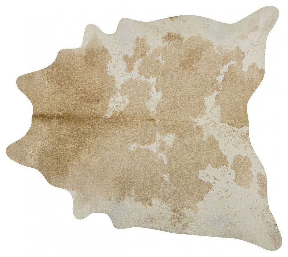 Palomino and White Cowhide Rug, Xx Large
