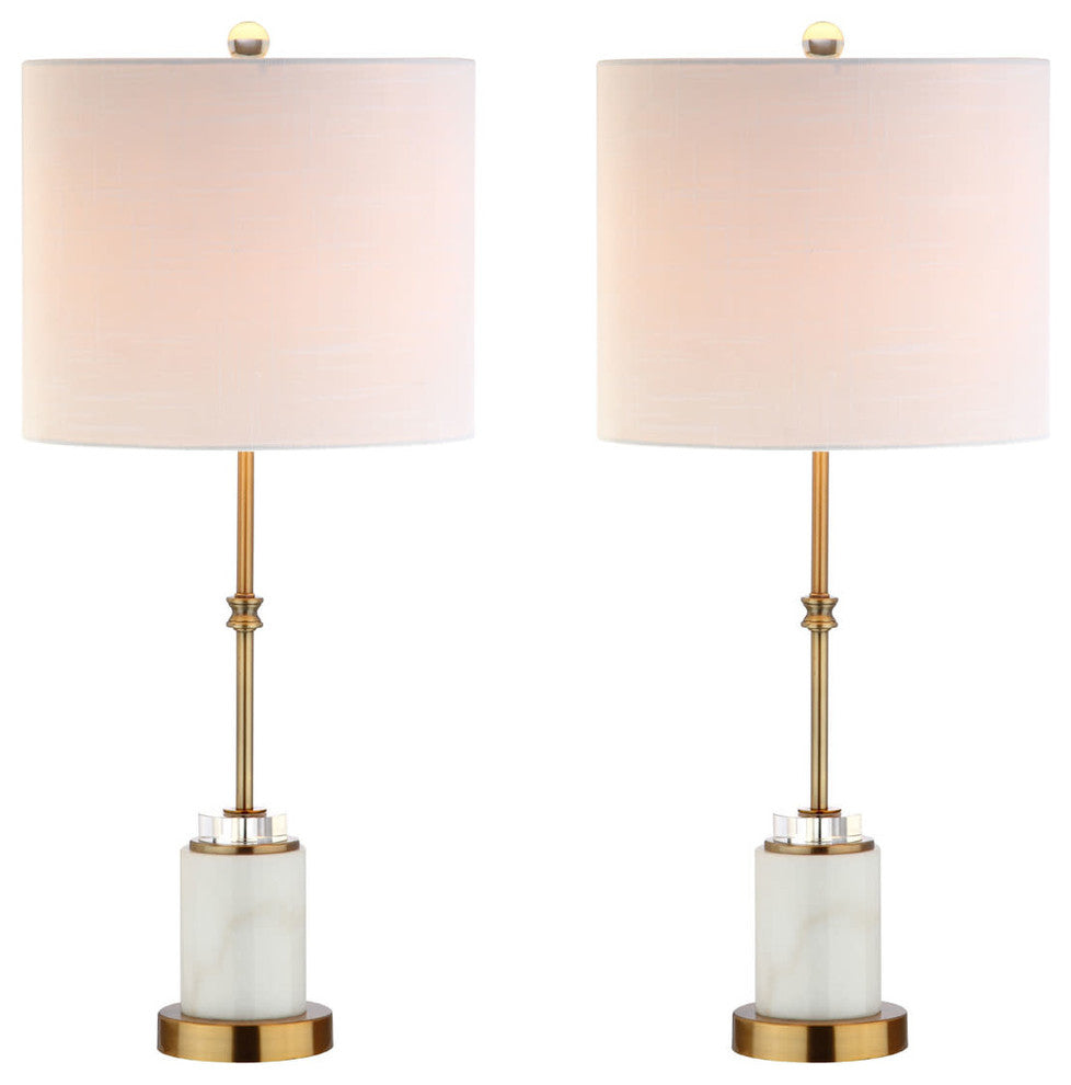 JONATHAN Y Lighting JYL5003A-SET2 Harper 1 Light 27" Tall LED - Brass