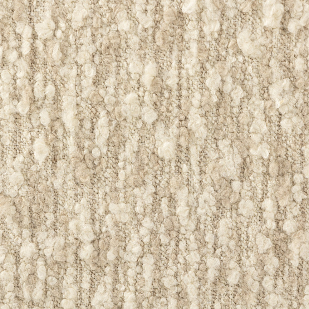 Aniston Ottoman, 23" Solema Cream, Distressed Natural