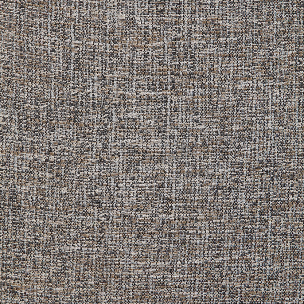 Casual Gray Brown Curved Accent Chair | Dark Exposed Wood Dining Earth Tone