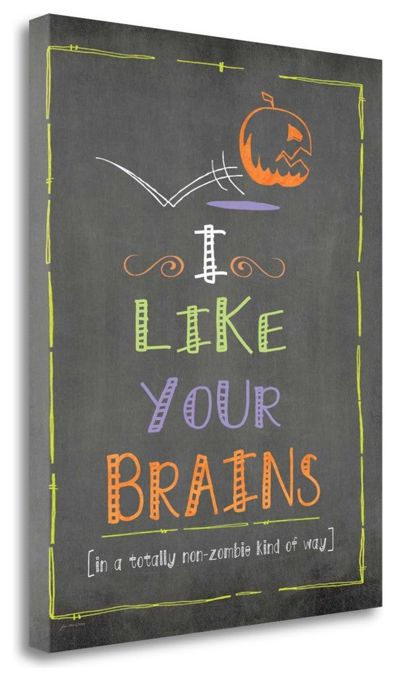 "Brains" By Jo Moulton, Giclee Print on Gallery Wrap Canvas, Ready to Hang