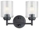 Kichler 45885 Winslow 2 Light 13"W Vanity Light - Black