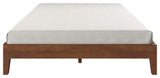 Nix Queen Platform Bed, Natural