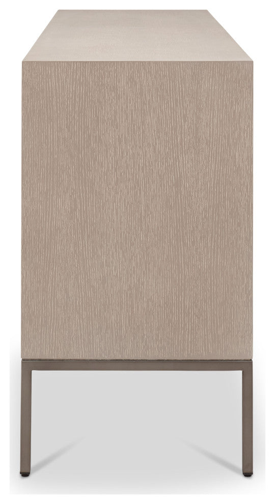 Holly Buffet, Taupe Gray, Gun Metal