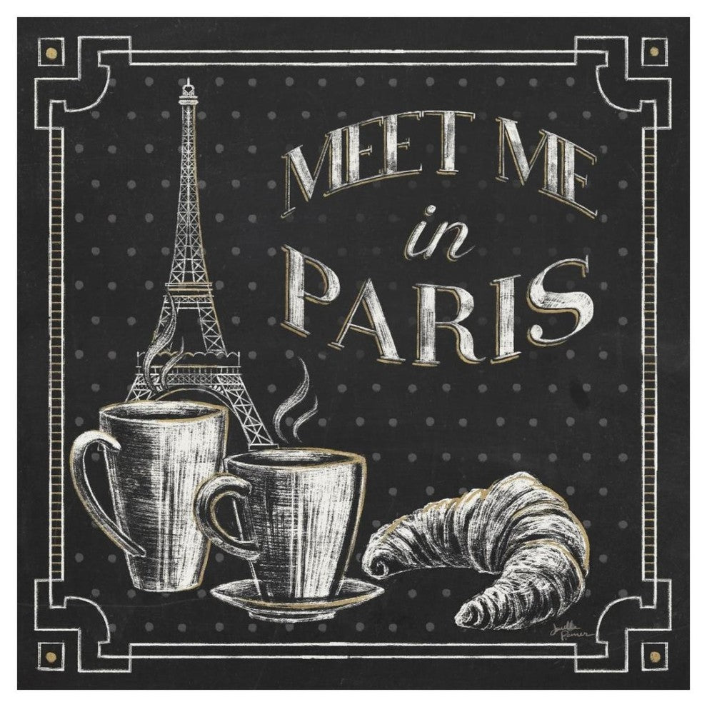 "Vive Paris VIII" Digital Paper Print by Janelle Penner, 26"x26"