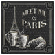 "Vive Paris VIII" Digital Paper Print by Janelle Penner, 26"x26"