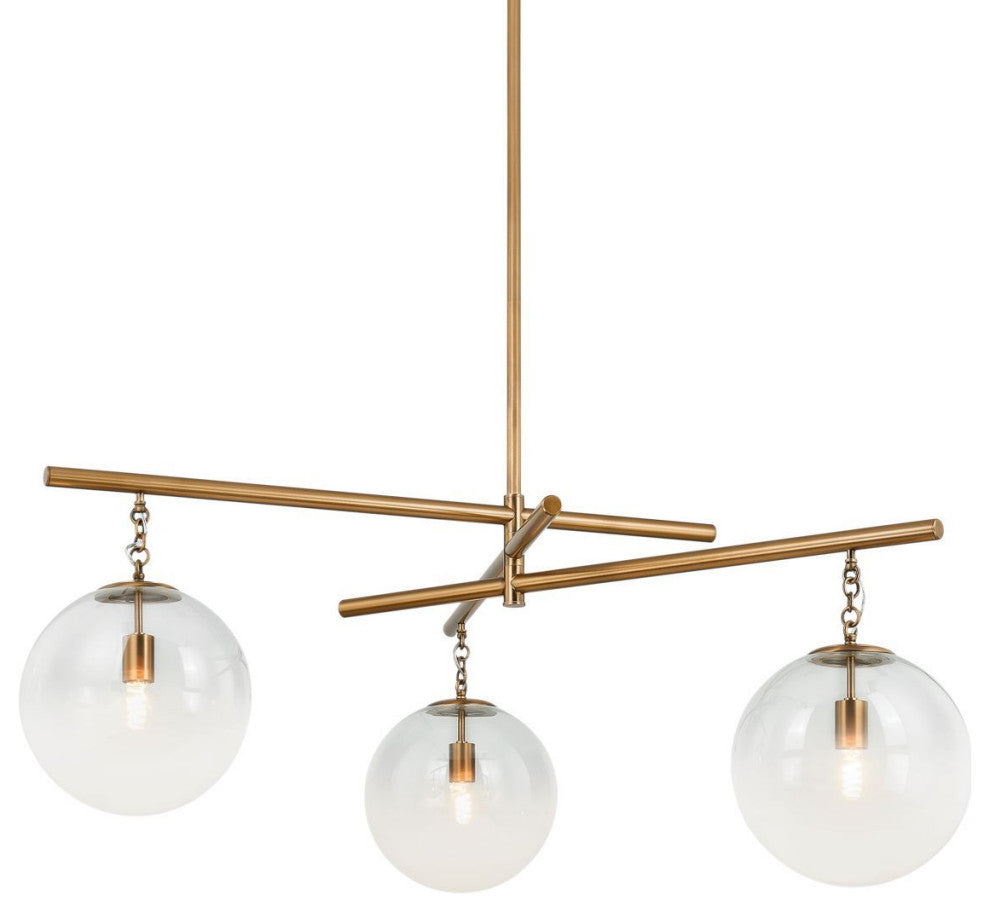 Wade Chandelier, Patina Brass