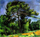 Paul Cezanne The Great Pine, 20"x20" Wall Decal Print