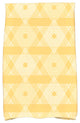 Star Light Holiday Geometric Print Kitchen Towel, Yellow