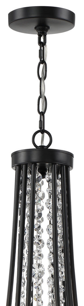 Crystorama Lighting Group GAB-B7312 Gabrielle 12 Light 30"W - Matte Black