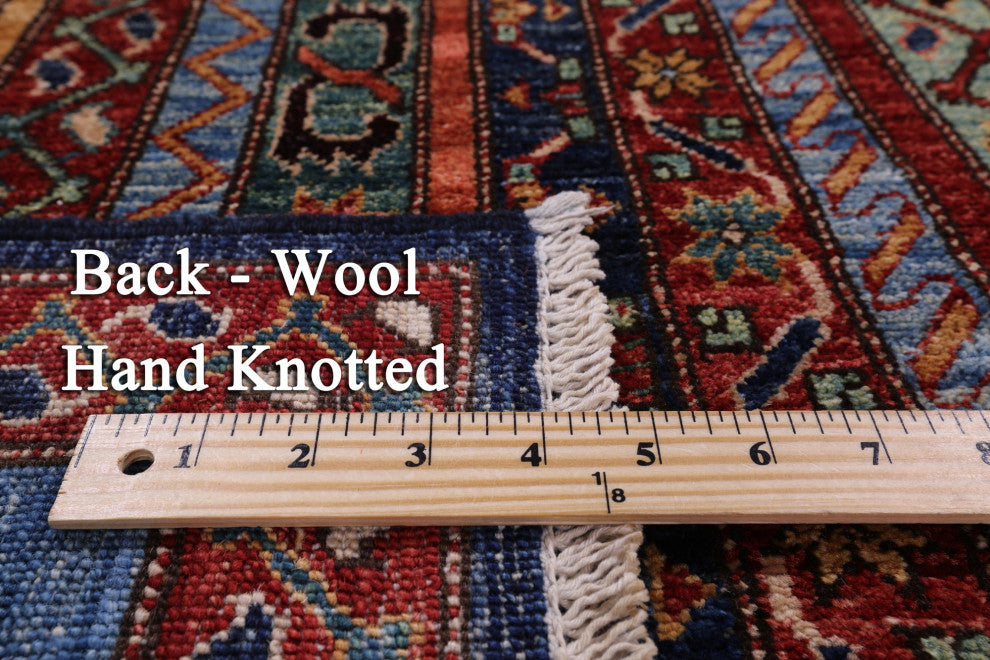 5' 0" X 7' 0" Persian Gabbeh Shall Hand-Knotted Rug Q5005