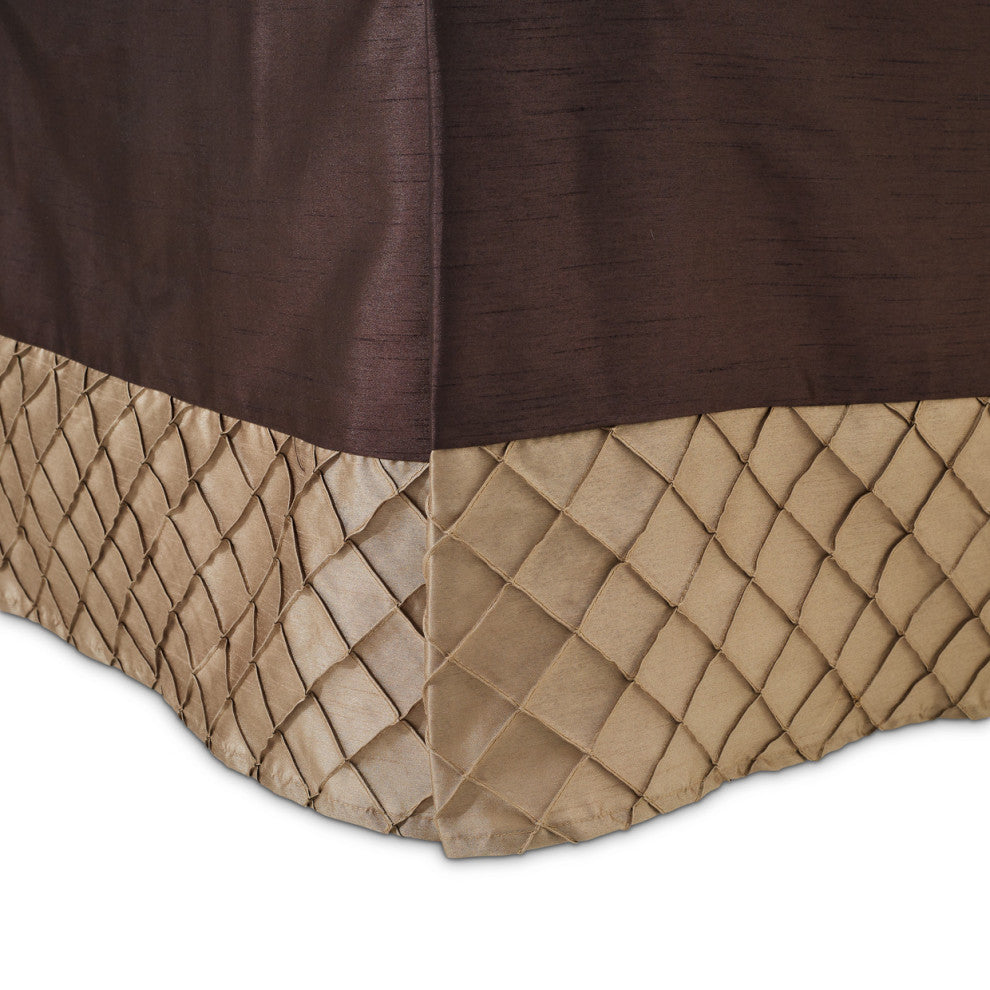 Aico Amini Imperial 10 Pc King Comforter Set in Bronze