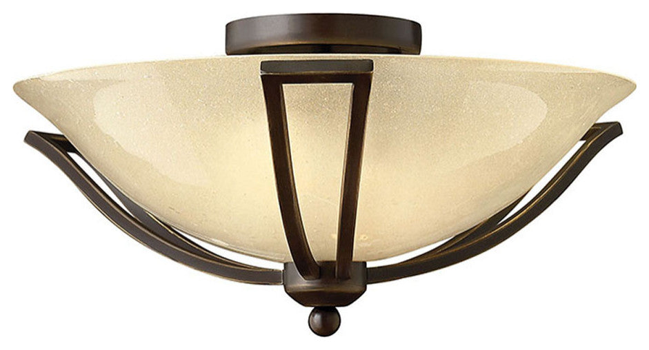 Hinkley Bolla Small Flush Mount, Olde Bronze