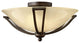 Hinkley Bolla Small Flush Mount, Olde Bronze