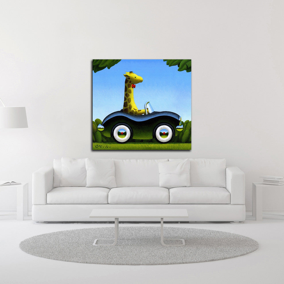 Commuting by Chris Miles, Print on Canvas, 36"x33"