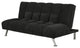 Benzara BM286431 Sofa Bed, Pocket Coils and Spring, Stylish Tufted Black Fabric