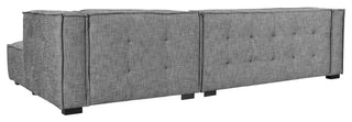 Kosas Home Element Two-Piece Gray Sectional Sofa