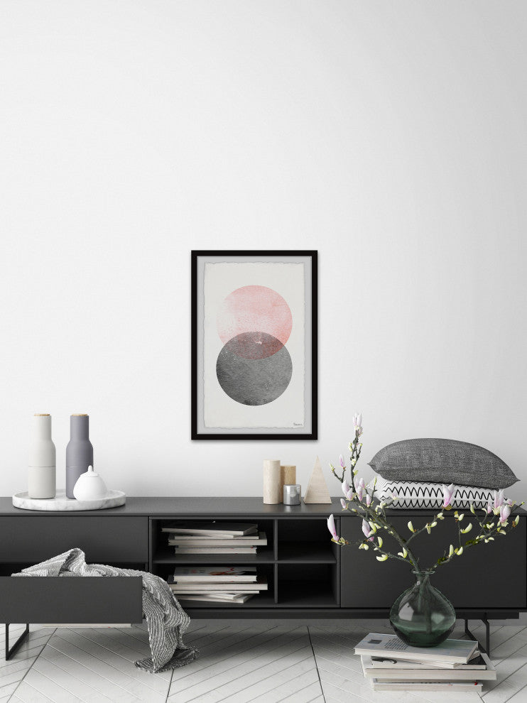 "Red Dawn" Framed Painting Print, 30"x45"