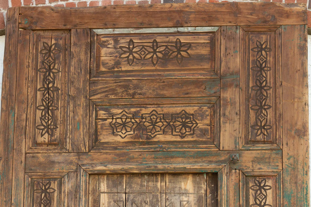 Great 19th Century Carved Moroccan Door