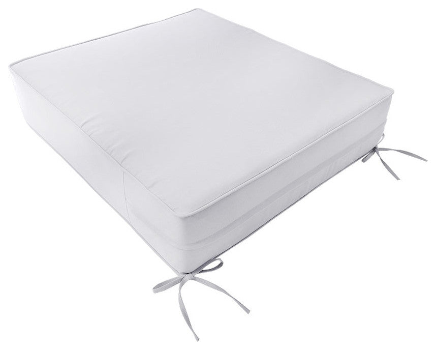 |COVER ONLY| Outdoor Pipe Trim Medium Deep Seat Backrest Pillow Slipcover AD105