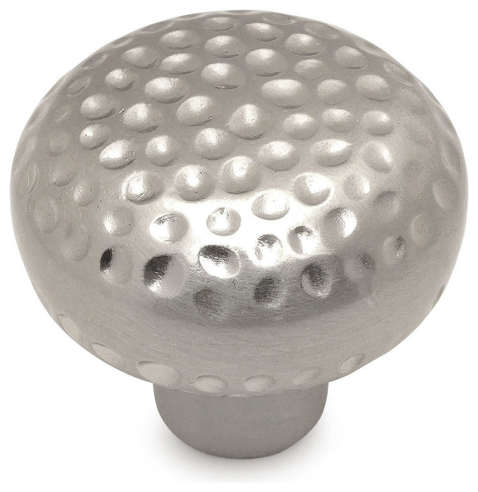 Cosmas 10551SN Satin Nickel Round Zinc Cabinet Knob, 5-PACK
