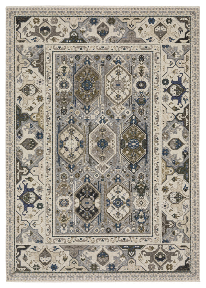 Oriental Weavers Hastings HA04U Geometric Rug, Ivory, 5'3"x7'6"