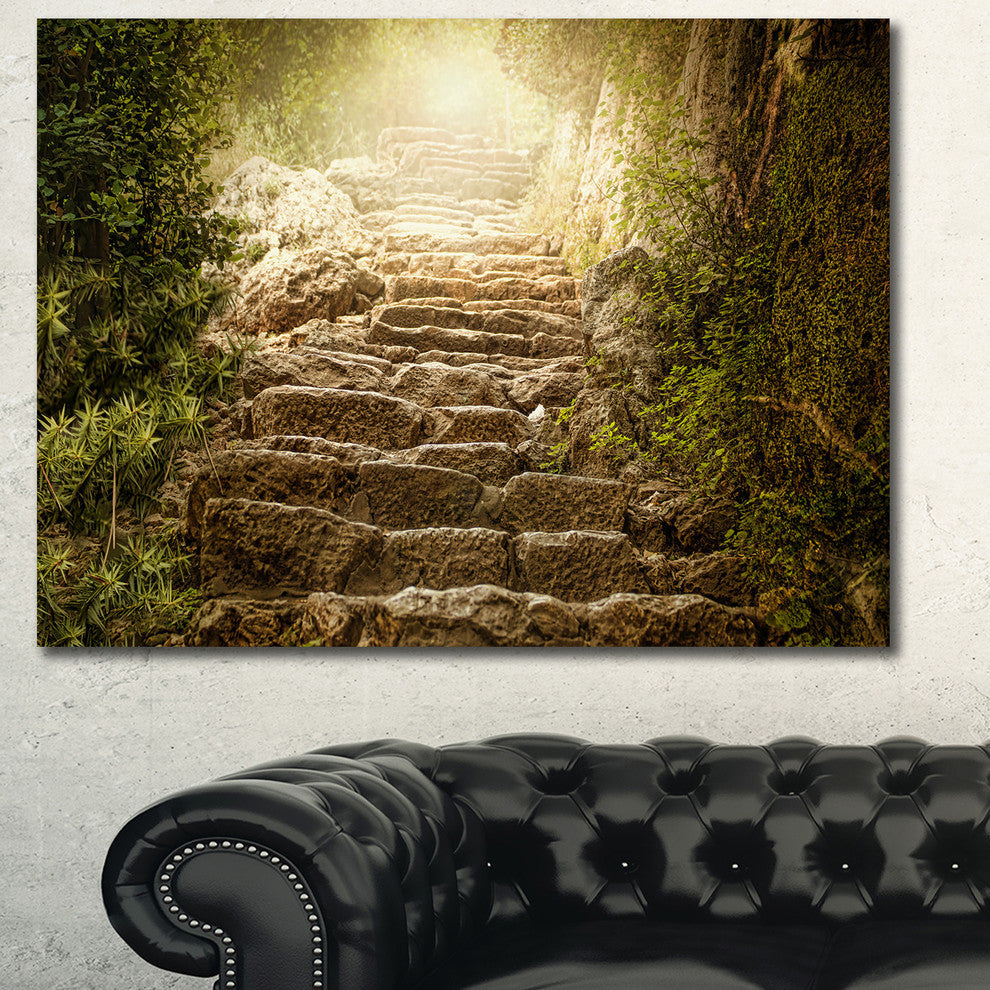 Holy Light and Upstairs, Landscape Canvas Art Print, 40"x30"