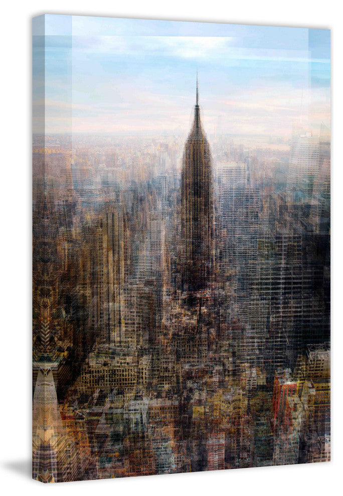"Empire State" Painting Print on Canvas