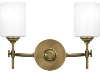 Quoizel ARI8615 Aria 2 Light 15"W Vanity Light - Weathered Brass