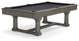 8' Nantucket Pool Table, Barnhouse Blue
