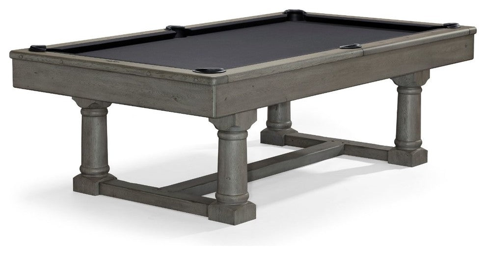 8' Nantucket Pool Table, Barnhouse Blue