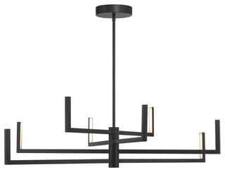 George Kovacs Articular LED Chandelier, Coal
