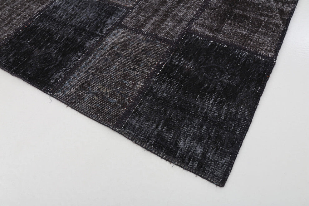Rug N Carpet - Handmade Anatolian 6' 6'' x 10' 0'' Flag Patchwork Rug